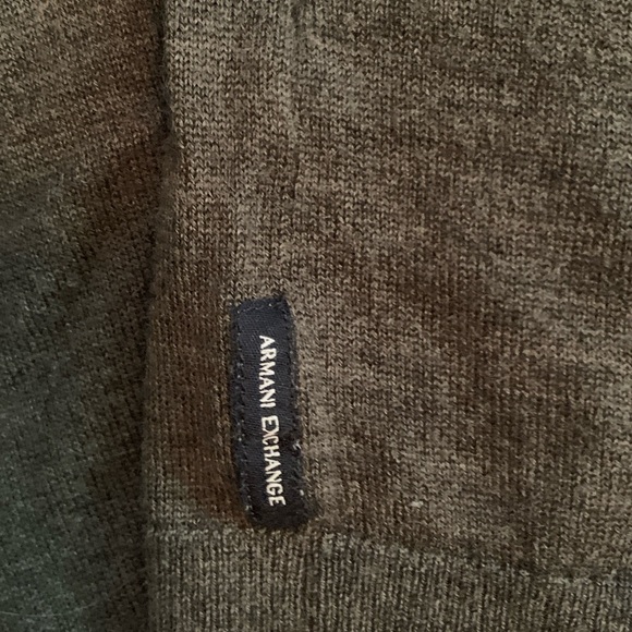 Armani Exchange size medium lightweight Charcoal Crewneck Sweater - Picture 2 of 4